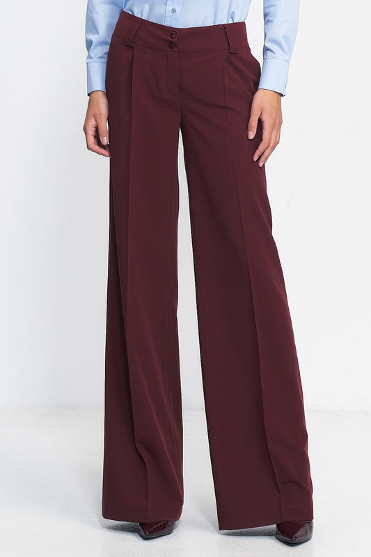 Wide Leg High Waist Trousers Nife Model 200390