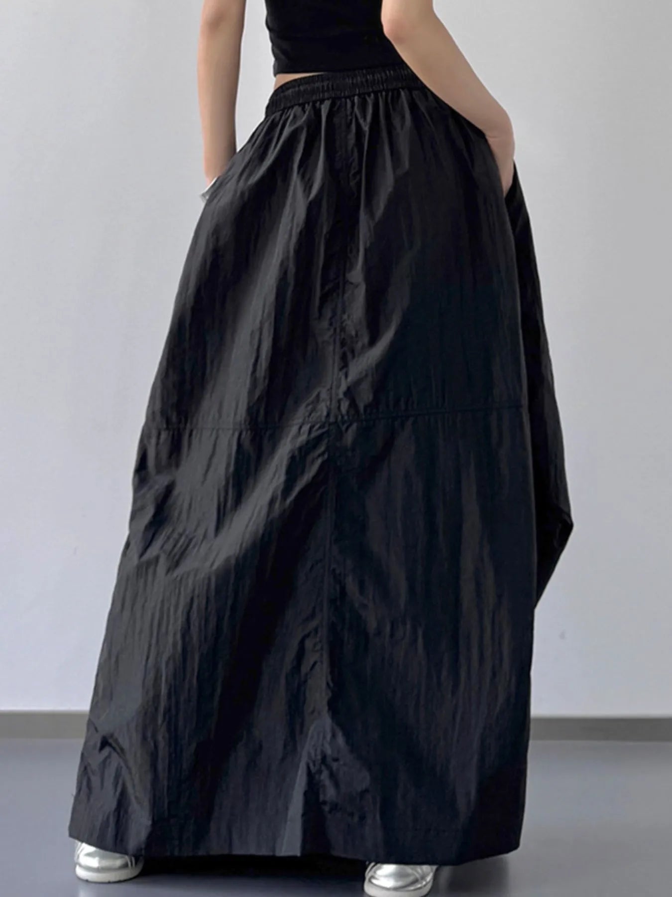 Drawstring Maxi Skirt - eighttwentytwo92