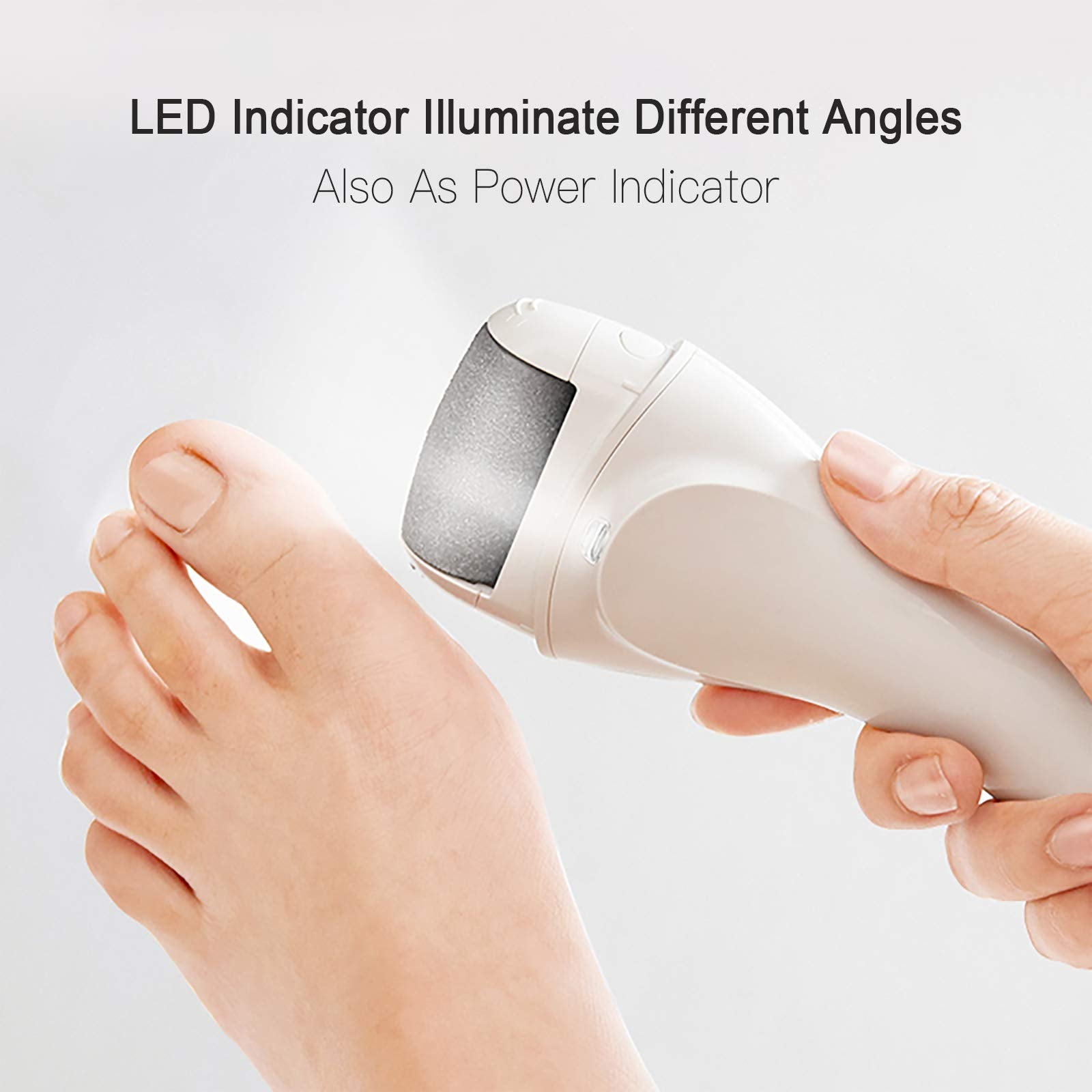 Electric Foot Callus Removers Rechargeable, Portable Electronic Foot File Pedicure Tools, Electric Callus Remover Foot Scrubber Kit, Professional Foot Care Ideal Gift for Dead, Hard Cracked Dry Skin - eighttwentytwo92