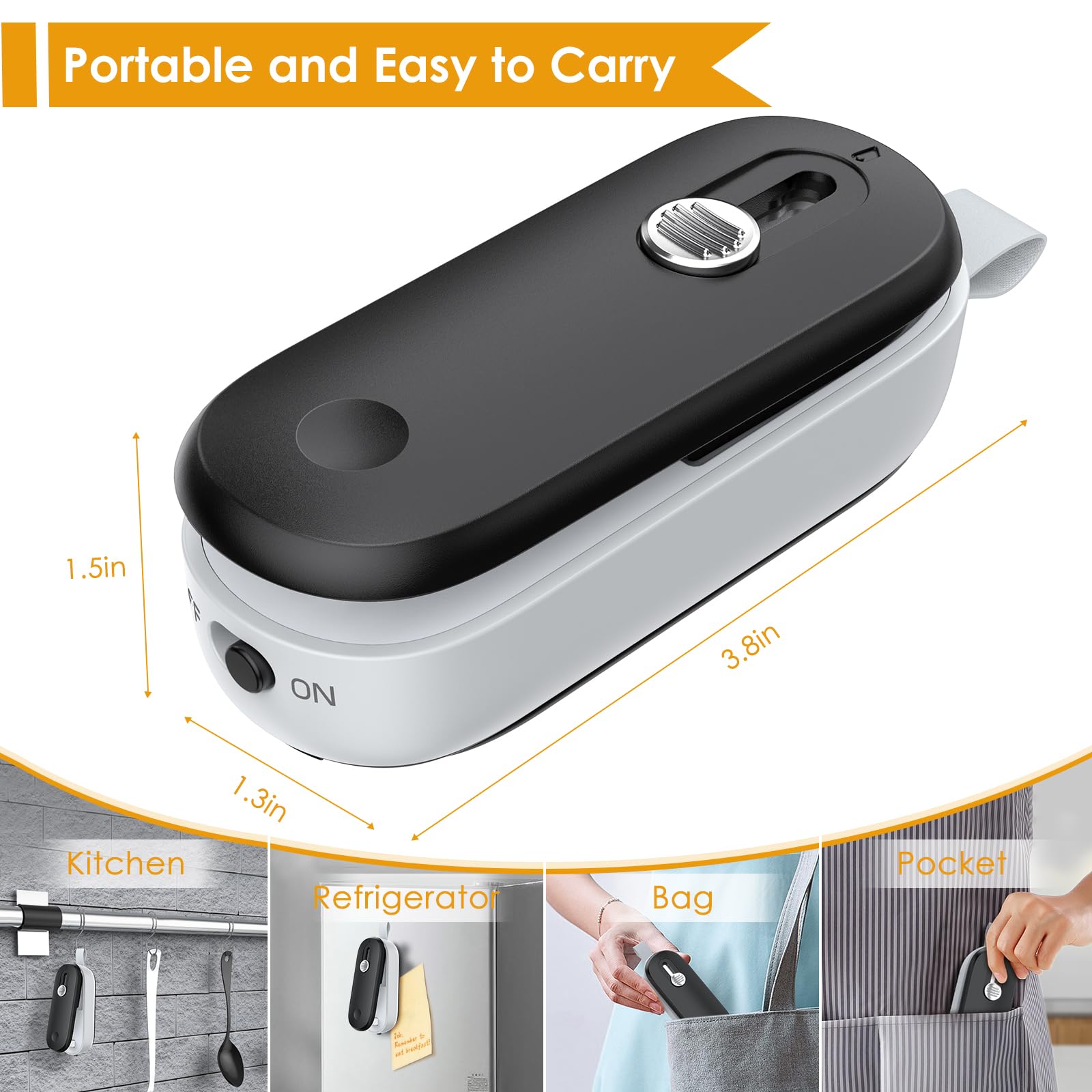 FEPPO Mini Bag Sealer, 2 in 1 Heat Sealer with Cutter, Portable Resealer Machine for Chip, Plastic Bags Food Storage Snacks (Batteries Included) - eighttwentytwo92