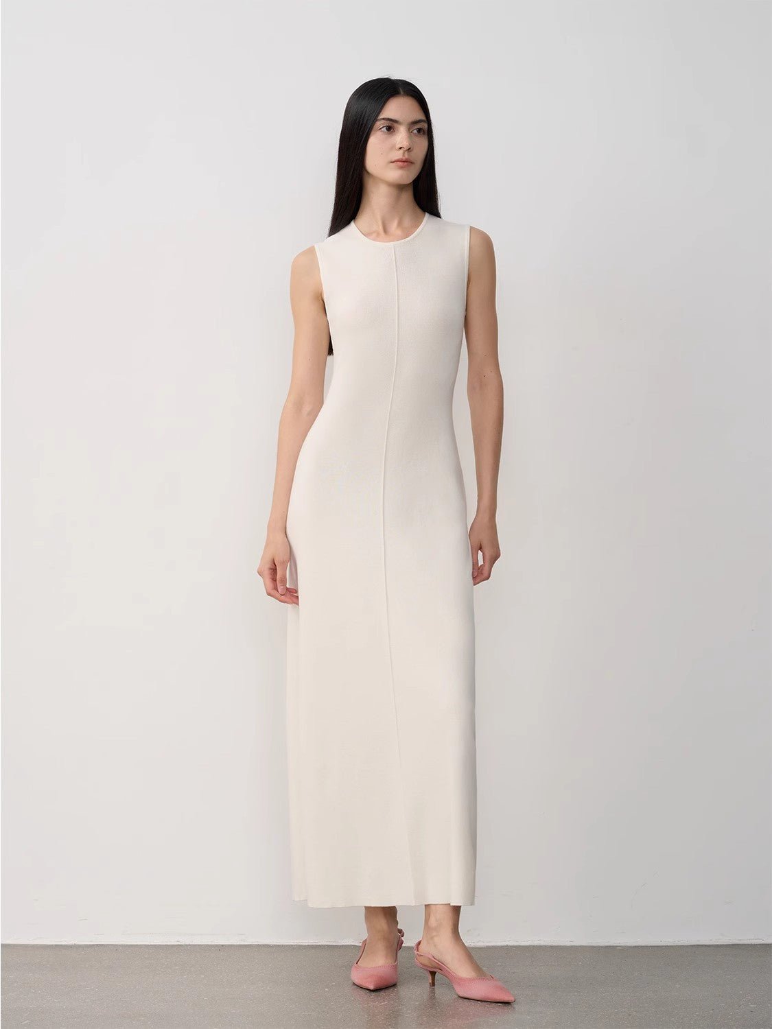 Fireladyfur Women's Merino Wool Knit Dress"Island Letters" - eighttwentytwo92