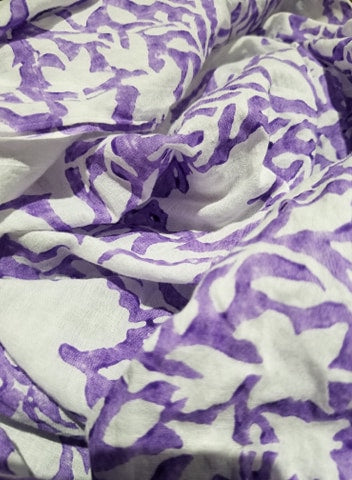 Block Printed Paisely Fabric