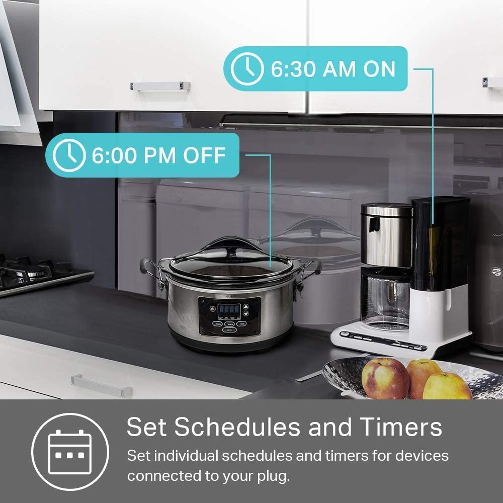 Kasa Smart Plug HS103P4, Smart Home Wi - Fi Outlet Works with Alexa, Echo, Google Home & IFTTT, No Hub Required, Remote Control, 15 Amp, UL Certified, 4 - Pack, White - eighttwentytwo92