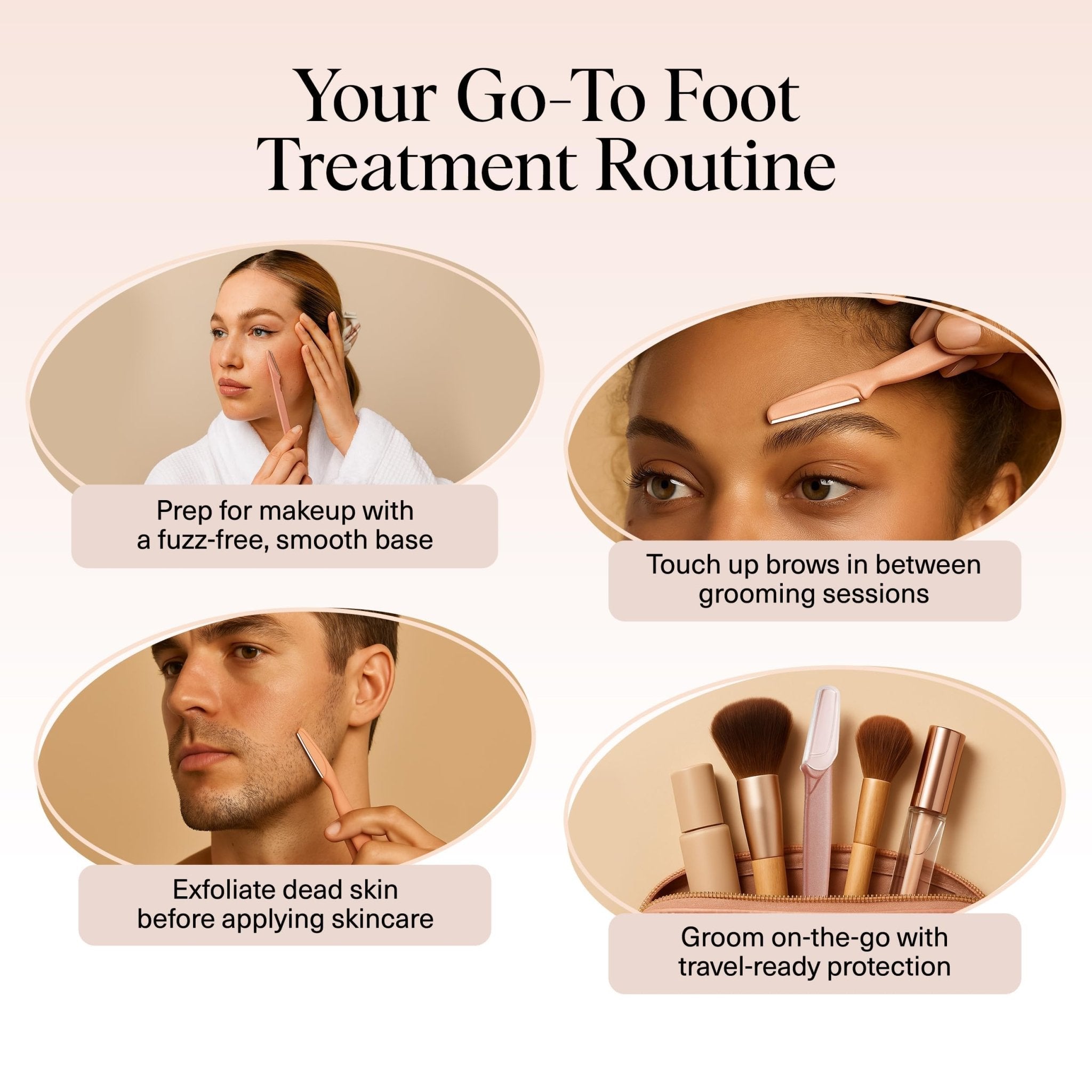 Kitsch Dermaplane Razor for Women Face – Face Razors for Women & Men, Eyebrow Trimmer & Face Shaver – Exfoliating Facial Razor & Skin Care Tool for Smoother Skin - Terracotta, 12 pcs - eighttwentytwo92