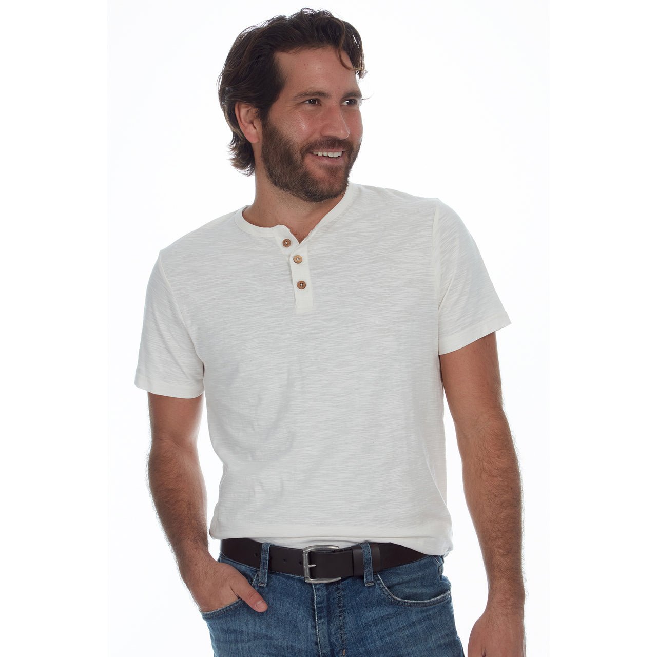 Nick Buffalo Leather 4 CM Belt - eighttwentytwo92