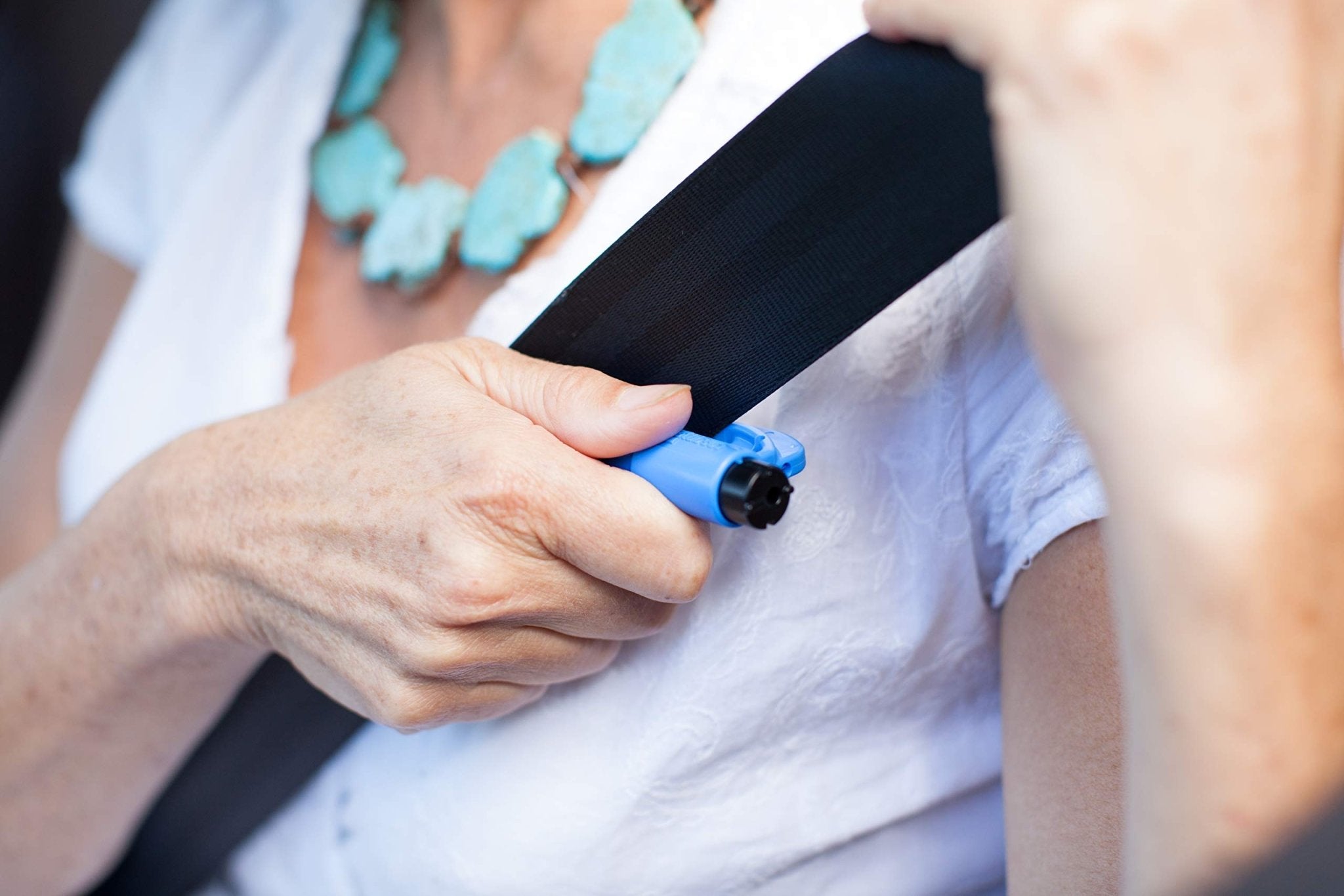 Resqme Pack of 2, The Original Emergency Keychain Car Escape Tool, 2 - in - 1 Seatbelt Cutter and Window Breaker, Made in USA, Safety Yellow - eighttwentytwo92