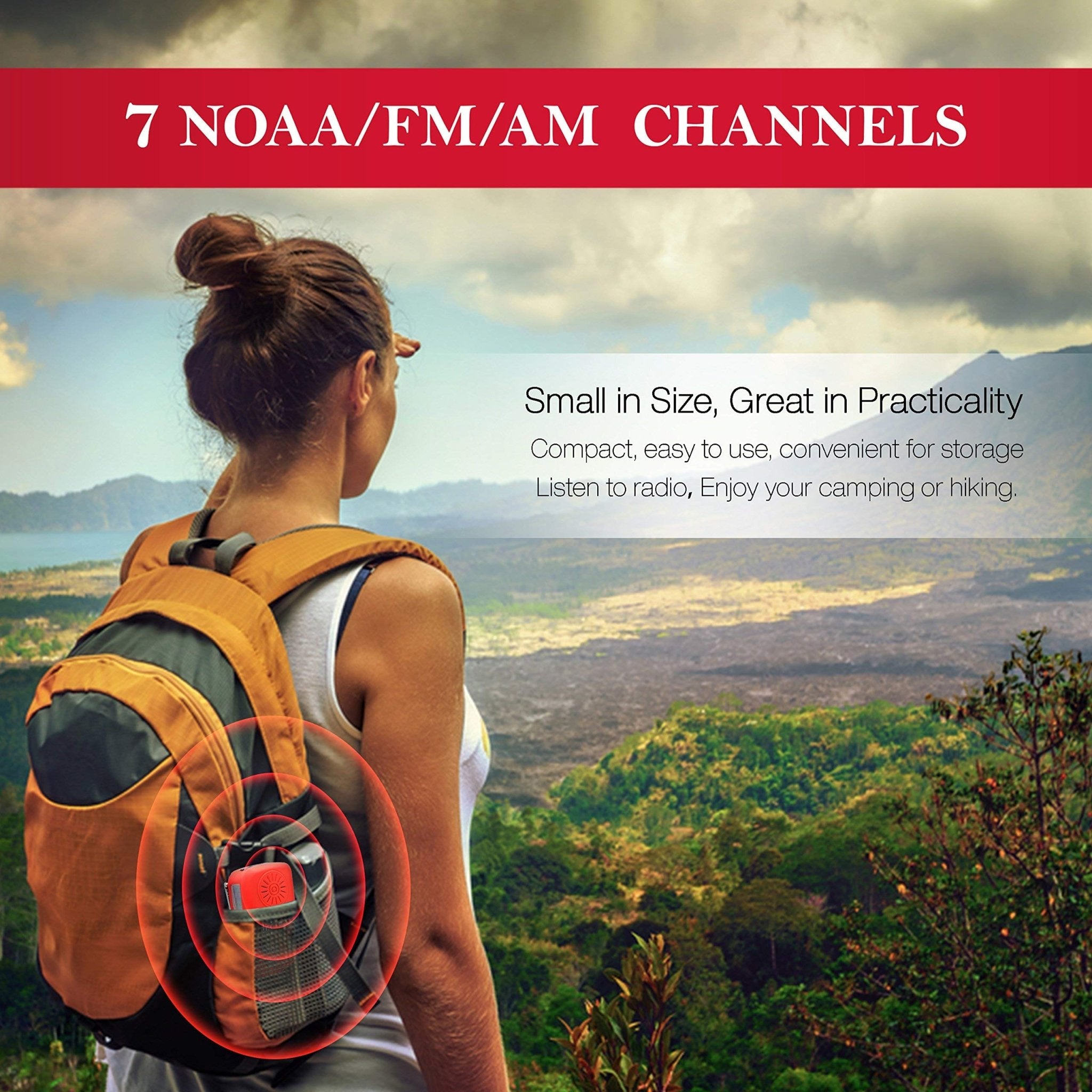 RunningSnail Emergency Hand Crank Radio With LED Flashlight For Emergency, AM/FM NOAA Portable Weather Radio With 2000mAh Power Bank Phone Charger, USB Charged & Solar Power For Camping, Emergency - eighttwentytwo92