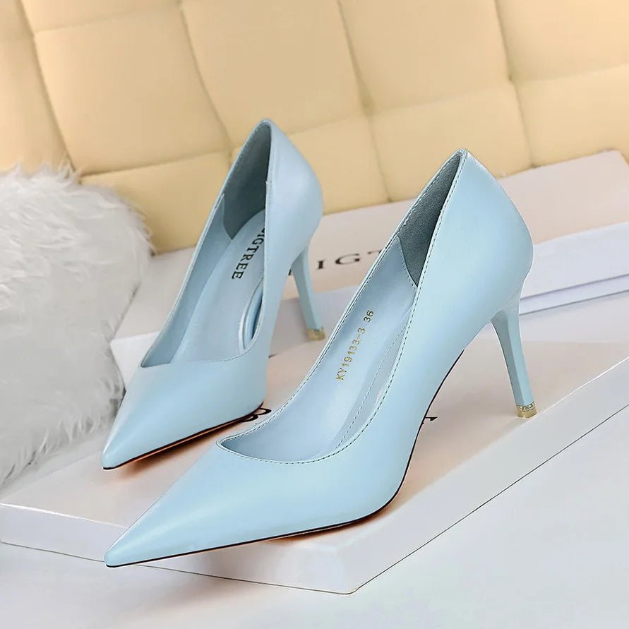 Women’s Pointed Toe High Heel Pumps – Classic Stiletto Dress Shoes - eighttwentytwo92